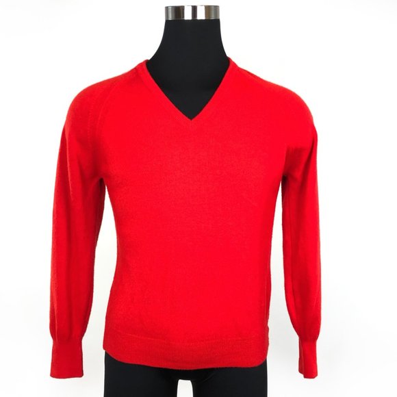CHRISTIAN DIOR Vintage Red Sweater #II10 - Picture 2 of 7